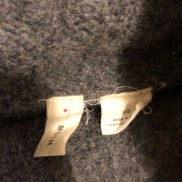 Anthropology Moth grey cowl neck sweater - Picture 3 of 5